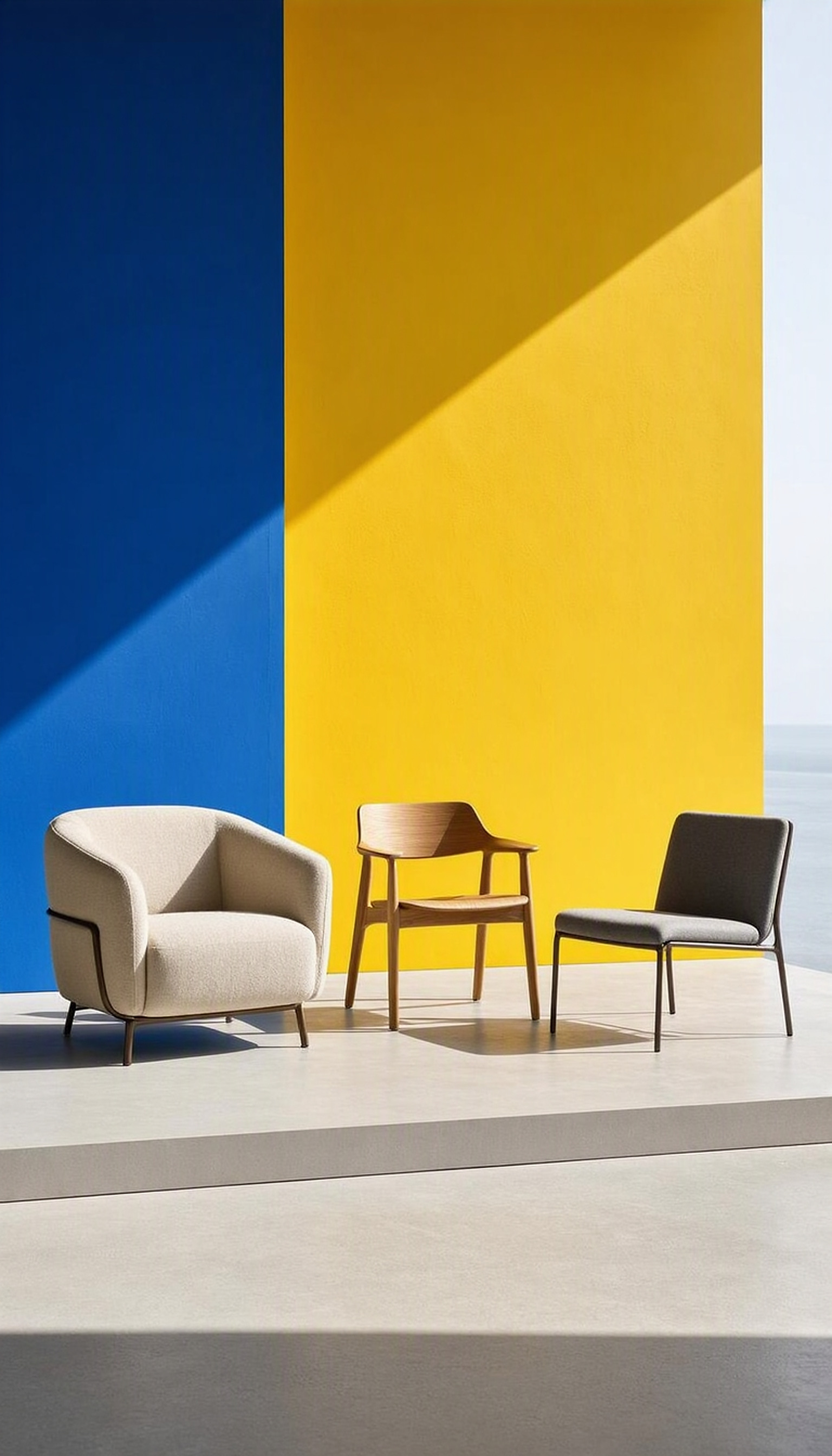 A sculptural collection of contemporary chairs