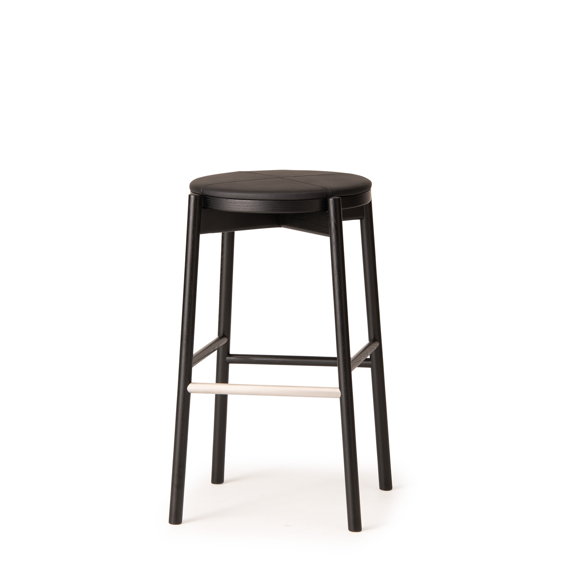 Kotan High Stool (Upholstered Seat)