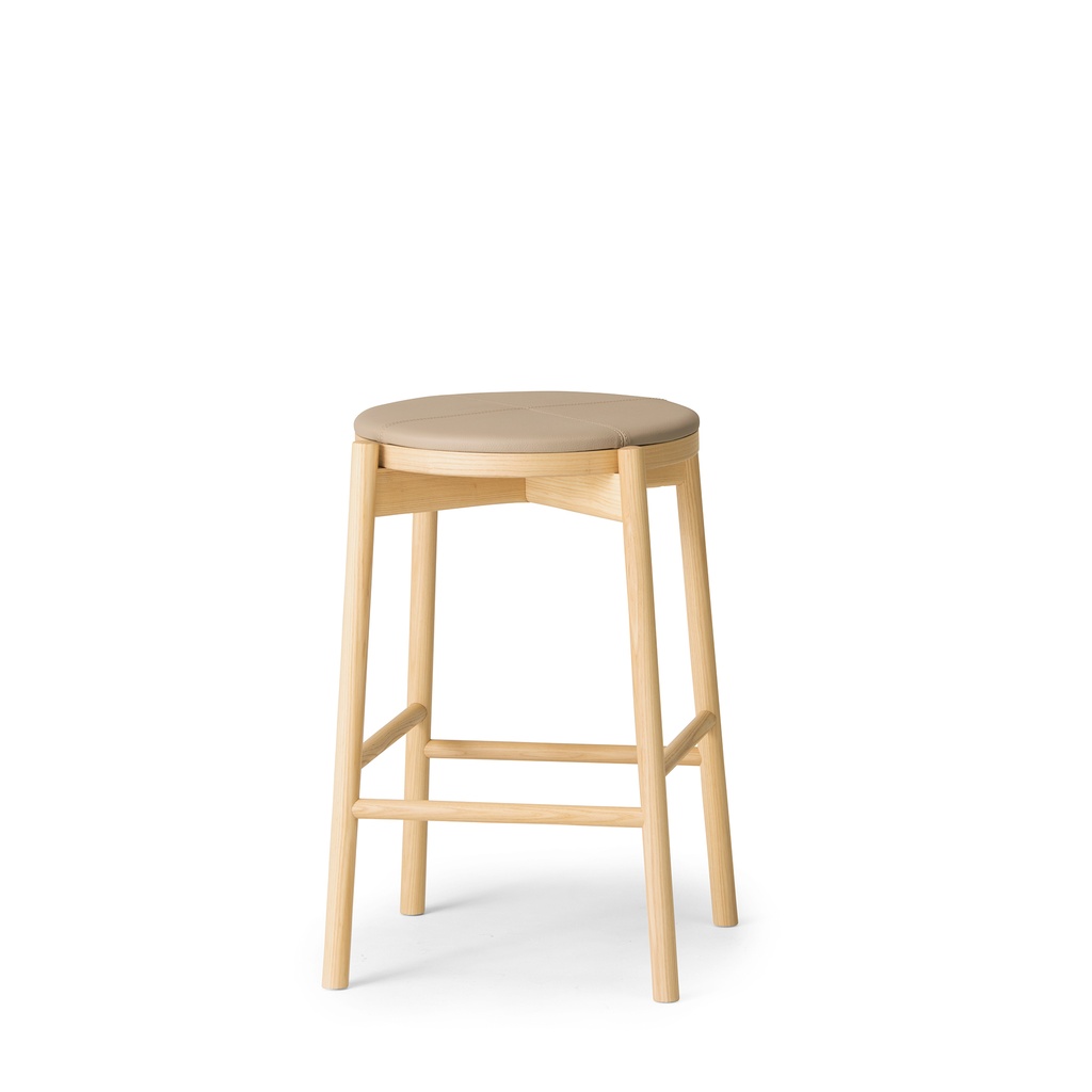 Kotan High Stool (Upholstered Seat) - 6