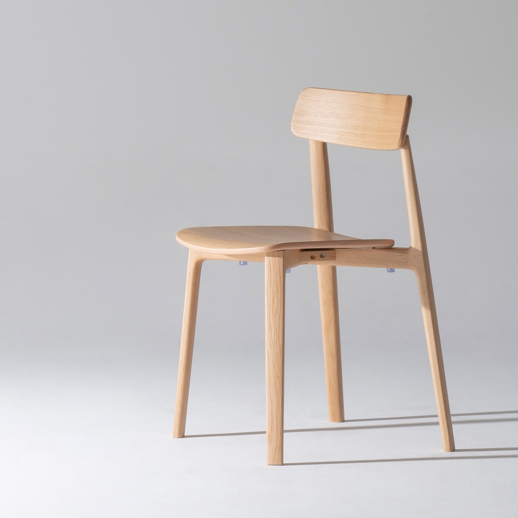 Aatos Stacking Chair (Wooden Seat) - 7