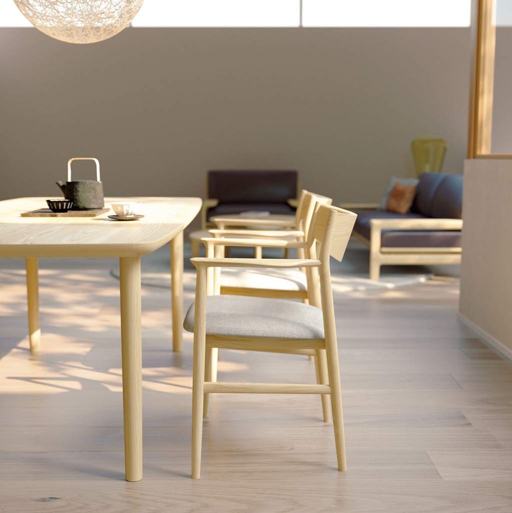 Kamuy Lux Armchair (Wooden Seat) - 9
