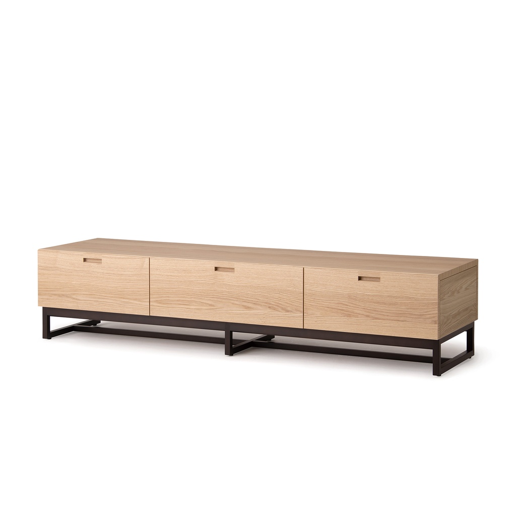 [BNR-17840] Sestina Lux TV Lowboard (W:1650mm D:510mm H:400mm, Japanese Ash)