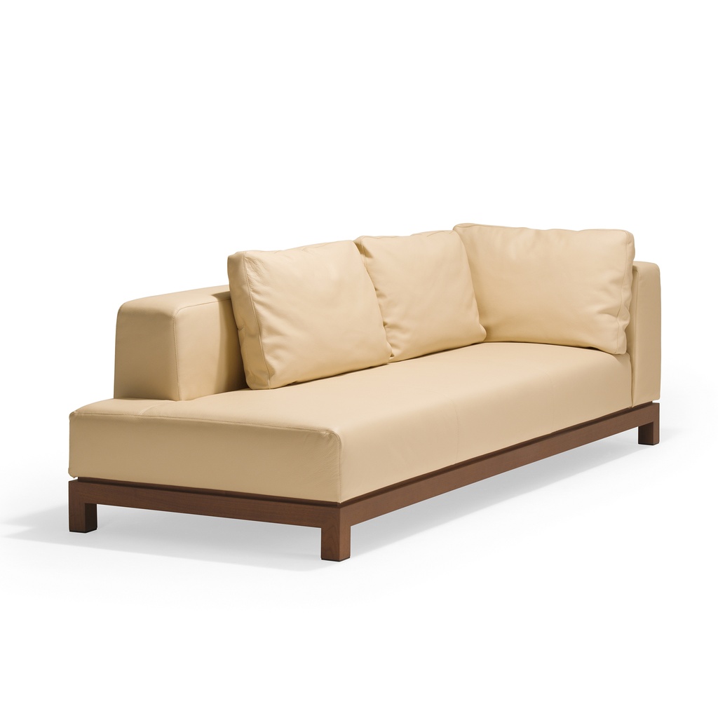 [BNR-17853] Tosai Lux Long Seat (L, W:950mm D:1860mm H:670mm SH:370mm, Japanese Oak, CL1)