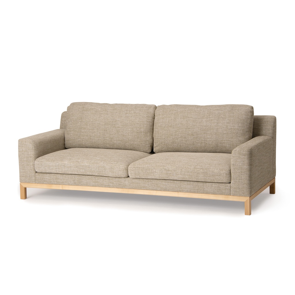 [BNR-13307] Quodo Sofa (W:1810mm D:950mm H:770mm SH:420mm AH:560mm, Japanese Ash, CL1)