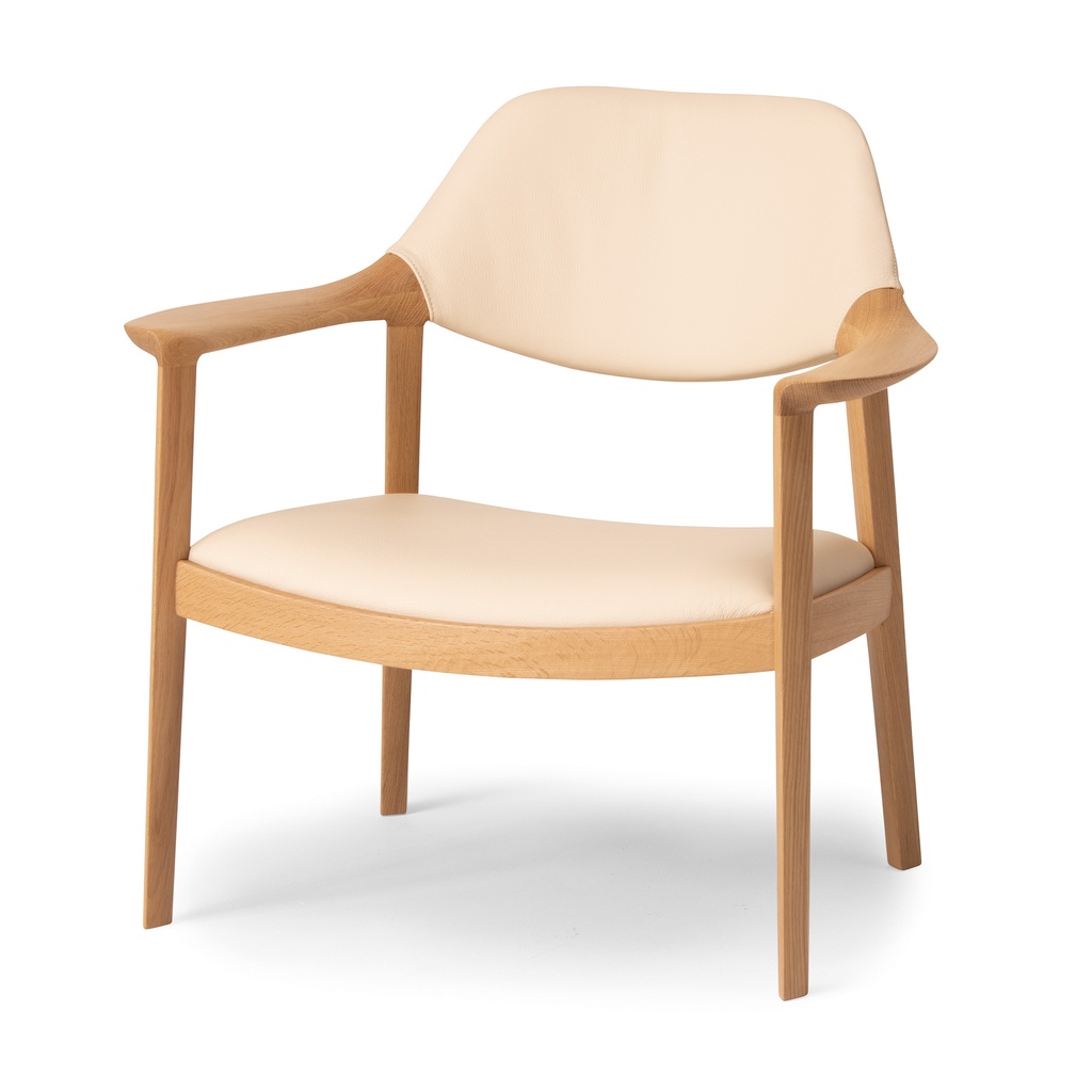 [BNR-4709] Wing Lux Lounge Armchair (Japanese Oak, CL1)