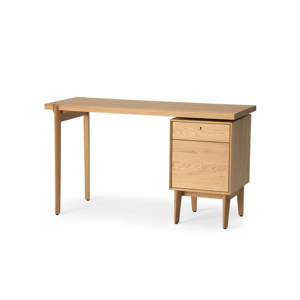[BNR-4763] Wing Lux Desk 125 (Japanese Oak)