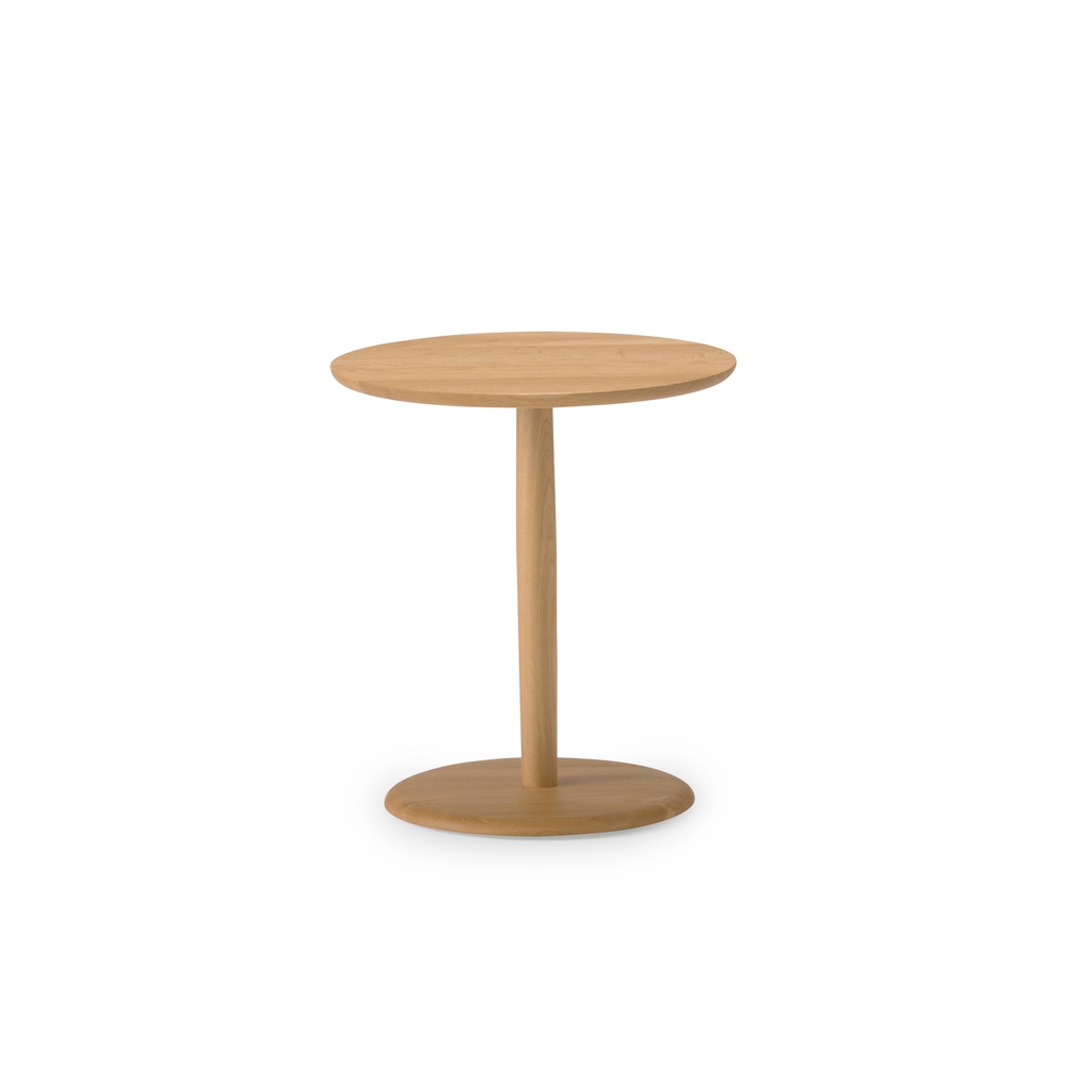 [BNR-4875] Kamuy Lux Round Side Table 45 (Japanese Oak)